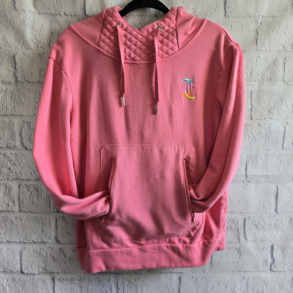 Juicy Couture Pink Women's French Terry Hoodie XS